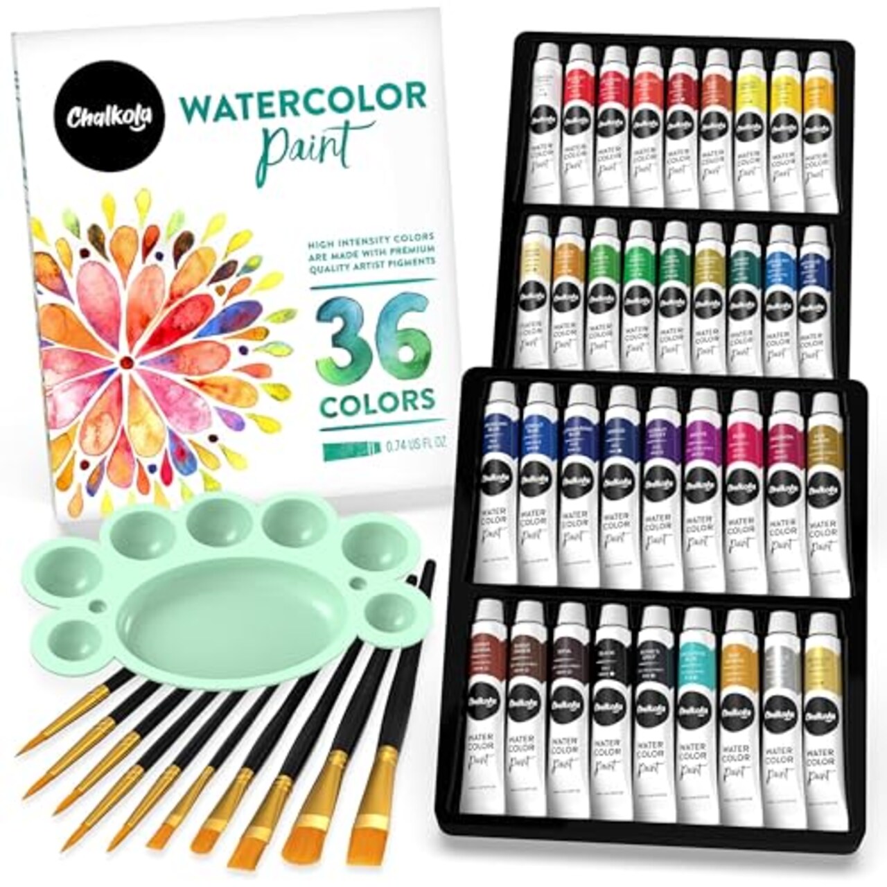 Chalkola Watercolor Paint Set for Adults, Kids, Beginner